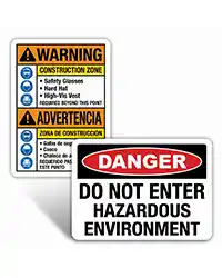 Construction Area Signs