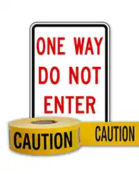 Keep away signs