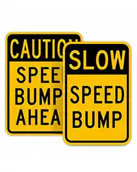 Speed Bump Signs